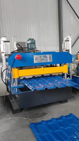 Tile Roof Sheet Roll Forming Machine Máquina para fabricar láminas para techos de tejas metálicas Metal tile roof sheet machine Eco Tile  Super Eco  #rollformingmachine   #roofing #metal #tile #cladding 