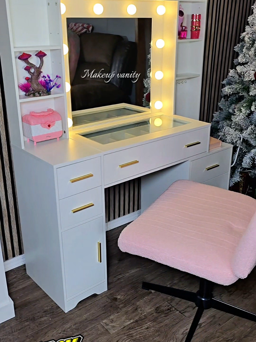 #makeupvanity  #vanity  #largemakeupvanity  #tiktokshopblackfriday  #tiktokshopcybermonday 