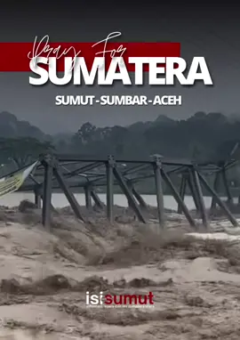 “Ya Allah, lindungi saudara-saudara kami di Sumatera yang sedang tertimpa musibah banjir. Kuatkan hati mereka, selamatkan yang masih hilang, sembuhkan yang terluka, dan lapangkan jalan bagi para relawan yang berjuang tanpa lelah. Jadikan bencana ini sebagai jalan bagi kami semua untuk saling menguatkan, saling membantu, dan tidak kehilangan harapan. Untuk setiap keluarga yang berduka, semoga Engkau berikan ketabahan dan kekuatan. Semoga Sumatera segera pulih, bangkit, dan kembali aman. Aamiin.” #banjirsumatera #prayforsumatera #sumaterakuat #solidaritaskemanusiaan #indonesiabersatu