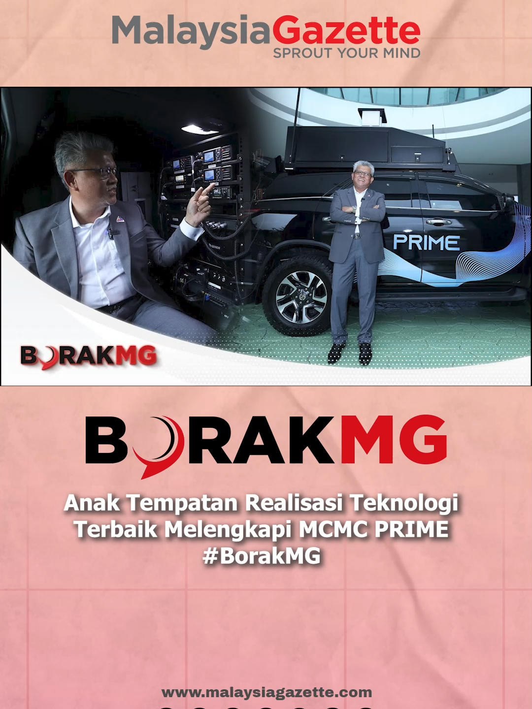 Anak Tempatan Realisasi Teknologi Terbaik Melengkapi MCMC PRIME #BorakMG Kakitangan Suruhanjaya Komunikasi dan Multimedia Malaysia (MCMC) yang juga merupakan anak tempatan berjaya melengkapkan MCMC PRIME dengan teknologi terbaik untuk mewujudkan sistem komunikasi ketersambungan tanpa batasan. #MCMC #MCMCPrime #MalaysiaGazette