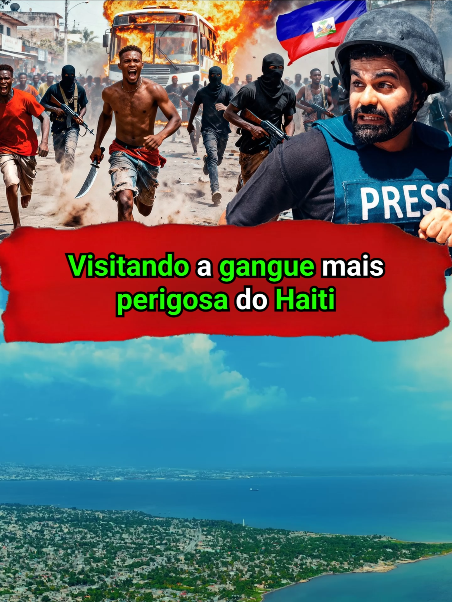 Fiquei frente a frente com um dos líderes de gangue mais perigosos do Haiti - Joe HaTTab Dublado em Português BR#curiosidades #fatosinteressantes #fatosreais #vocesabia #documentario #joehattab #Haiti #guerra