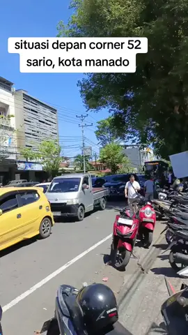 situasi terkini depan corner 52 kelurahan Sario kota Manado. terkait eksekusi lahan corner 52 