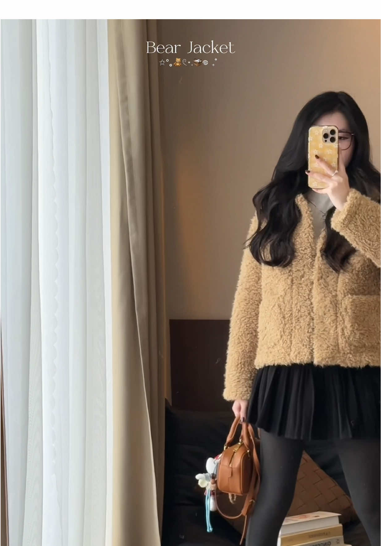 Một chú gấu nâu siêu siêu ấm mà em ưnggggg 🫶🏻🌨️😚🤎🍂#xuhuongtiktok #cardigan #aolen #outfitideas #viral 