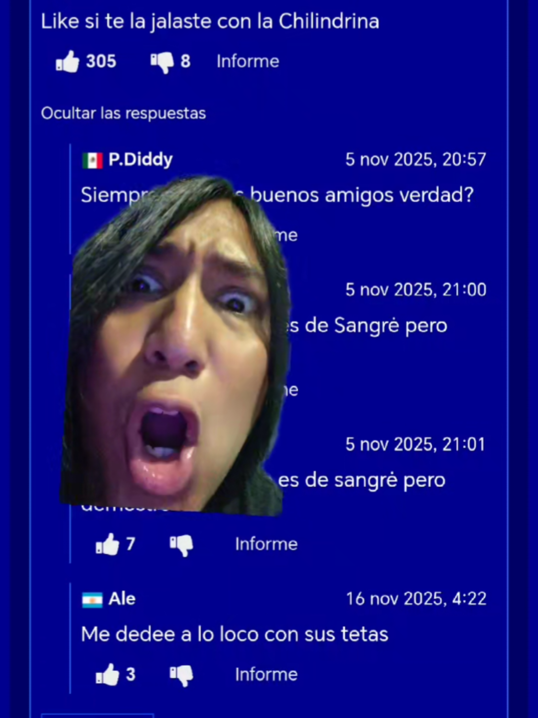 Comentarios random del azúl... #void #meme #humor #comedia #parati 