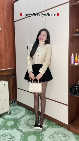 Trời lạnh lạnh nôn tới Tết quá #xuhuong #reviewlamdep #goclamdep #outfit 