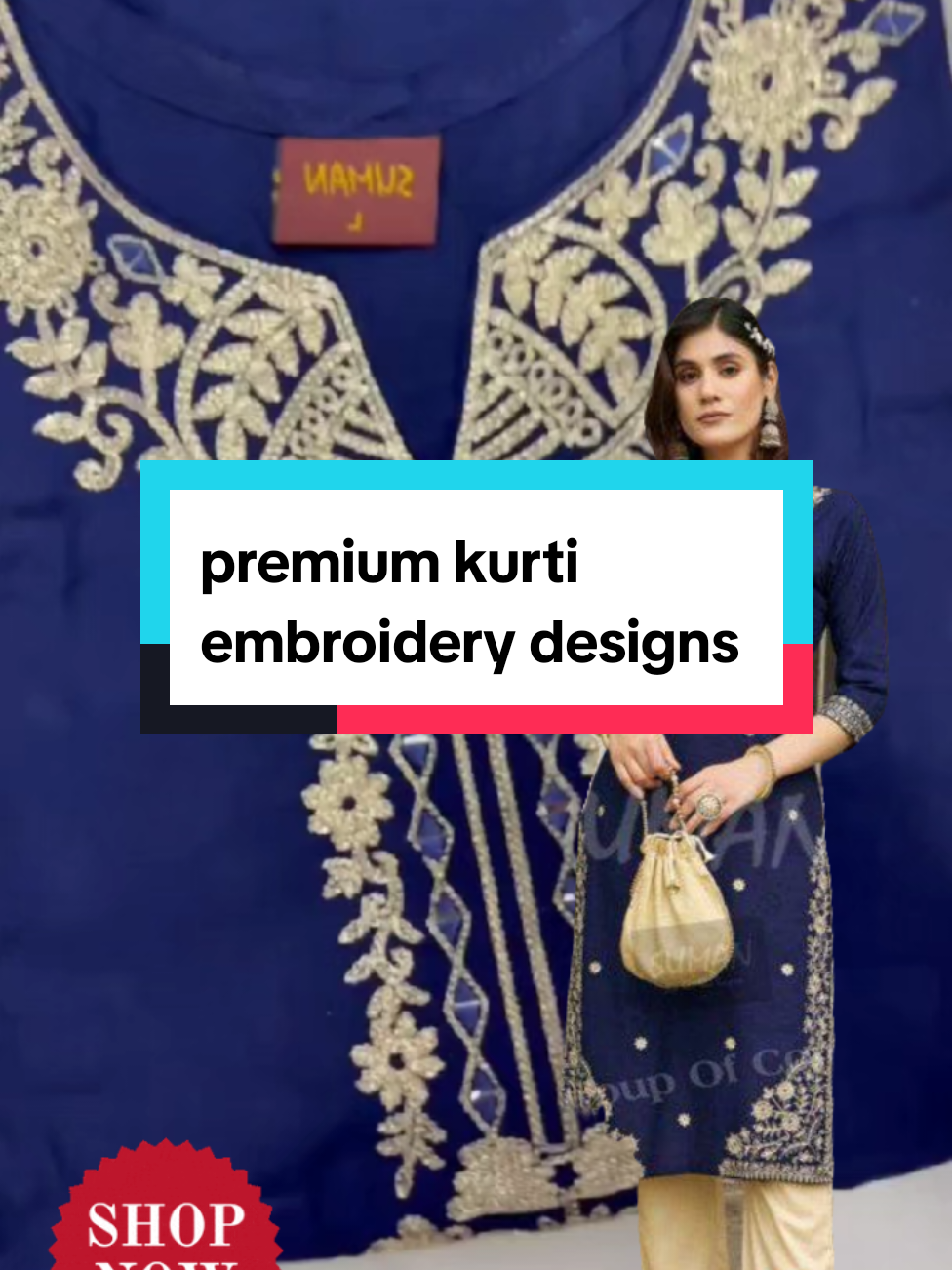 premium embroidery kurti slim fit cutting nice colours limited edition only  #embroiderykurti #premiumkurti  #womenfashiontrending 