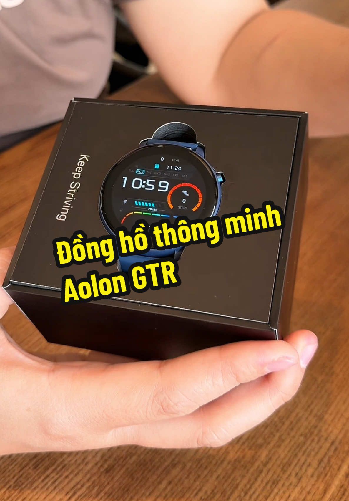 Đồng hồ thông minh Aolon GTR #dongho #donghothongminh #donghodeotay #nabeodaily 