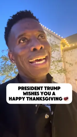 President Trump wishes you a Happy Thanksgiving 🦃 😂! #Thanksgiving #Turkey #Comedy  GODFREYLIVE.COM Get your tickets to see me live!