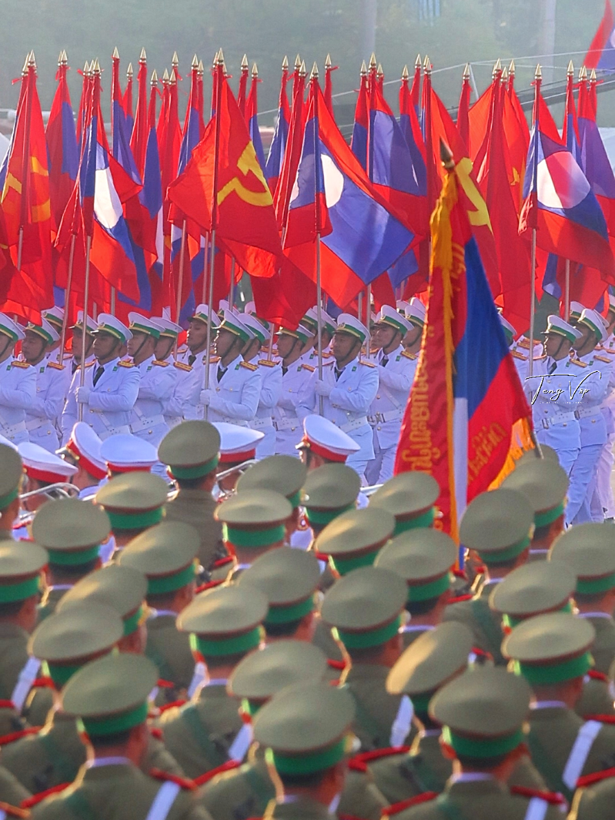 ຊ້ອມໃຫຍ່ ສວນສະໜາມ ວັນສະຖາປະນາ ສາທາລະນະລັດ ປະຊາທິປະໄຕ ປະຊາຊົນລາວ ຄົບຮອບ ໕໐ ປີ. 28 ພະຈິກ 2025