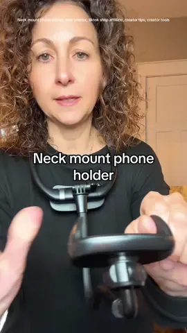 Using this neck mount phone holder saves me so much time in capturing content. POVs, hands free, demos, etc. #neckphoneholder #contentcreator #newcreator #tiktokshopaffiliate #tiktokshopblackfriday 