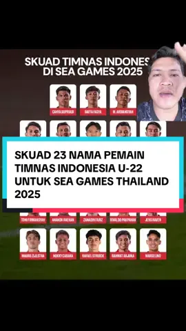 Skud timnas indonesia 23 pemain untuk sea games thailand semoga timnas u-22 mampu membawa pulang medali emas untuk indonesia #timnasu22 #timnasu23 #seagames #pemainketurunan #jadwaltimnas 