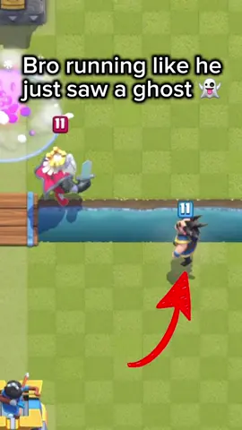 RUN for your life! -Clash Royale funny edit! #clashroyale #funnygaming #supercell #mobilegames #run