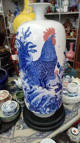 tác phẩm nghệ thuật đại cát kim kê. Giang tây cảnh Đức trấn. 