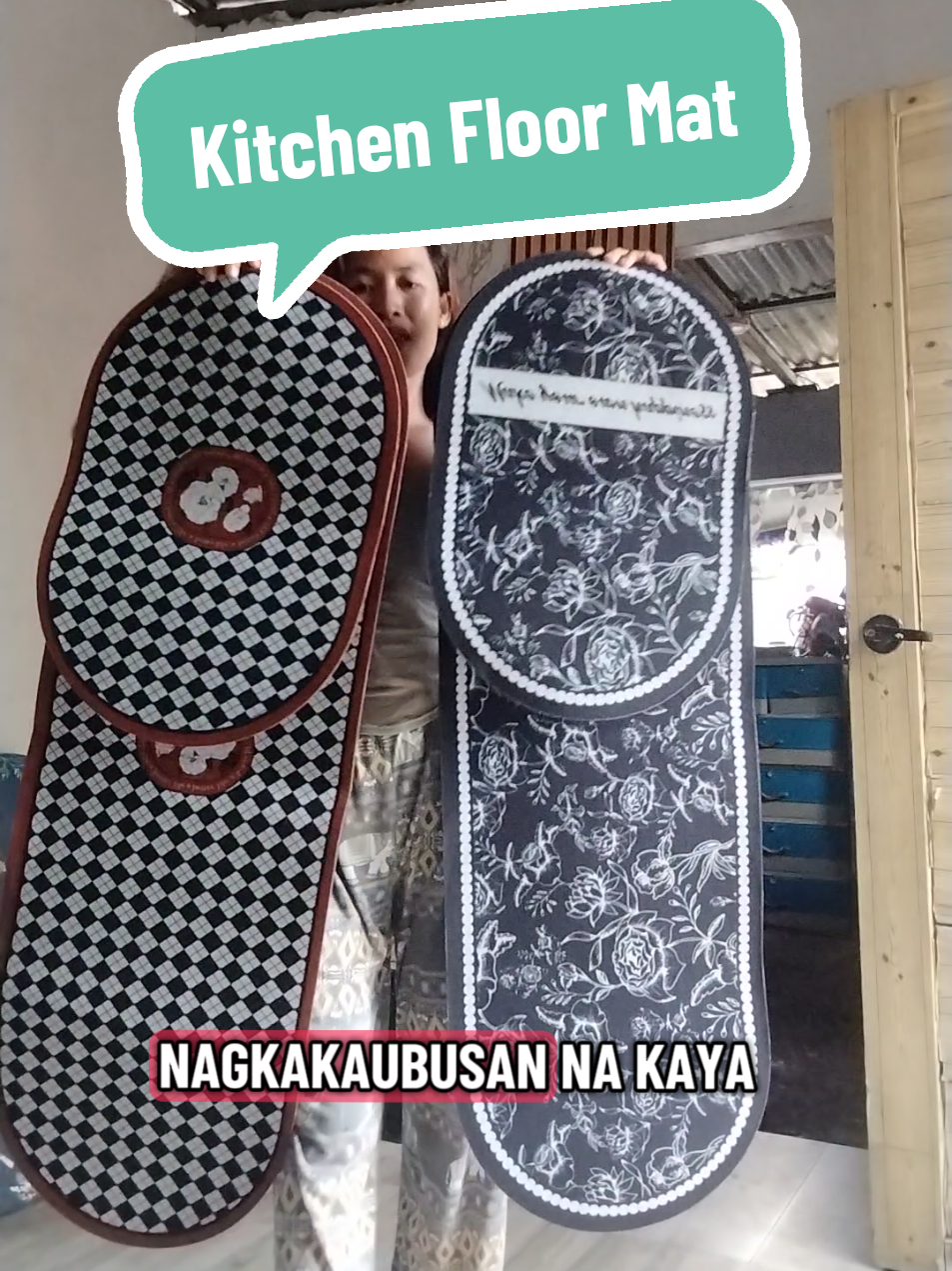 sobrang gaganda Ng mga design at pangshala Ang mga kitchen rug at kitchen floor mat na to 🙀😻✨ #kitchencarpet #nonslipmat #kitchenaccessories #antisliprug #kitchenrug 