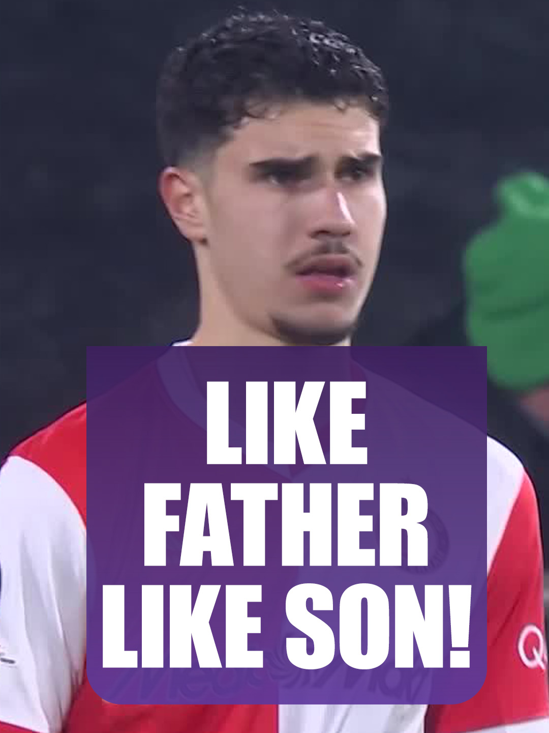 Proud moment for the van Persie family as Shaqueel makes his #Feyenoord debut! #robinvanpersie #football #UEL #EuropaLeague #footballtiktok