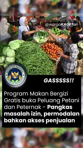 Ini dia langkah jitu untuk penyesuaian supplay bahan program MBG agar tidak mengganggu laju ekonomi pasar lokal dan konsumsi masyarakat 🇮🇩👍🏼 #viral #fyp #KawalMBG #petaniindonesia #wargakagetan 