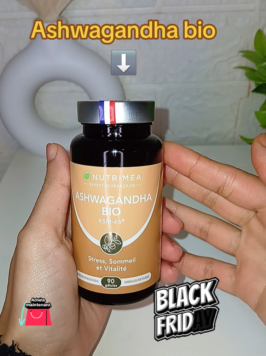 Ashwagandha bio  #ashwagandha  #tiktokshopblackfriday  #ouvretesoffres 