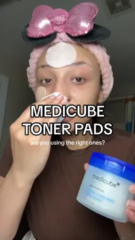obsessed with medicubes toner pads!! 💙 #medicube #skincare 