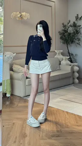 Áo len dệt kim #review #oufit #fyp 