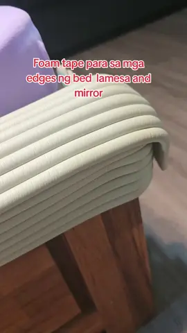 Effective ang foam tape para sa mga edges ng bed or corner ng lamesa  #foamtape #fyp #foryoupage 