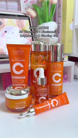 Skin Active - Brightening Skincare  6 Pcs ✨ #skincare #brightening #skincareset #sadoer #penjagaankulit 