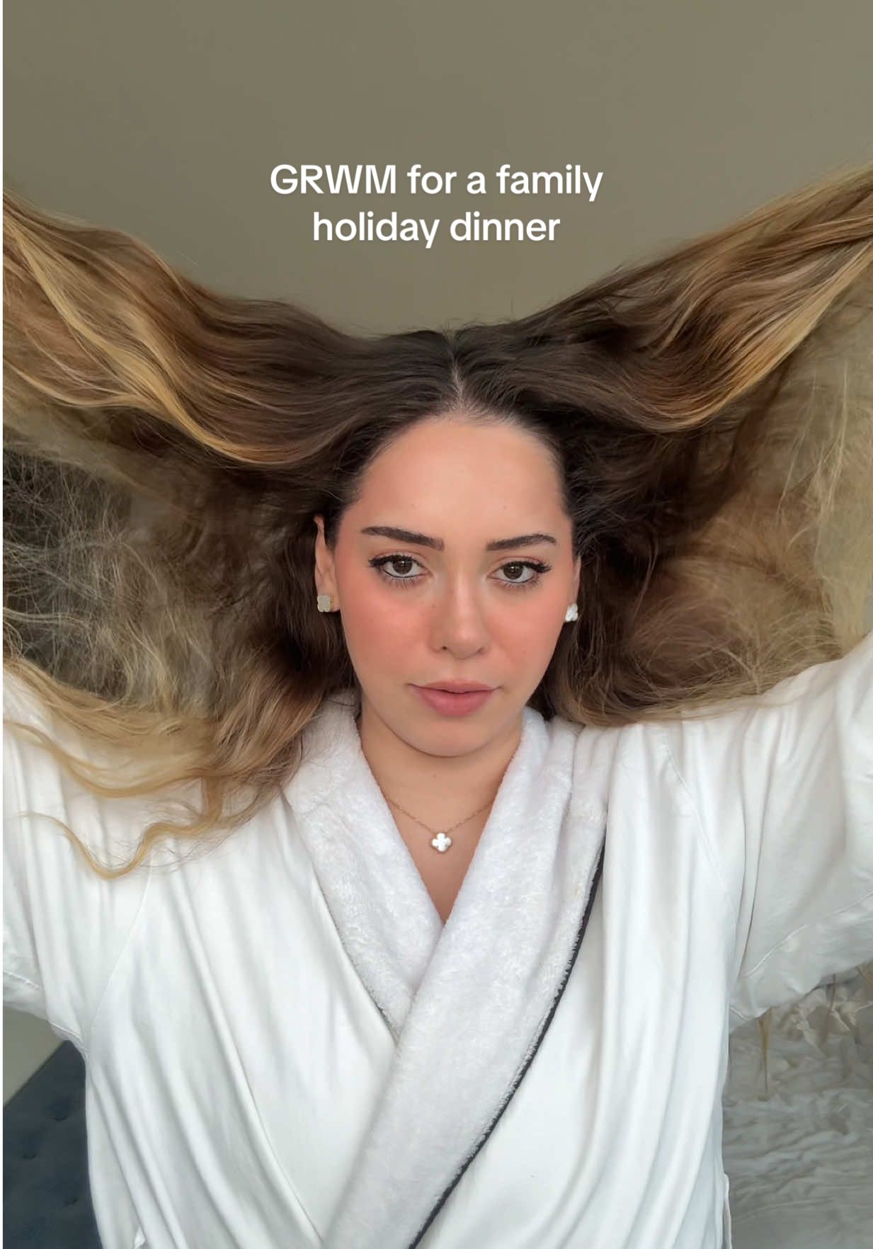 Chatty GRWM before tonight’s festivities 🤭🤎 #grwm 