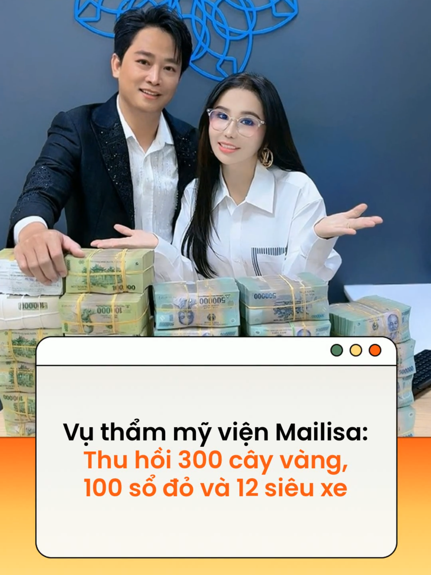 Quá trình điều tra vụ thẩm mỹ viện Mailisa, Công an thu hồi 3 tỷ đồng, 400.000 USD, 300 lượng vàng SJC, 100 giấy chứng nhận quyền sử dụng đất #news #amm #mailisa  Theo Đời sống pháp luật