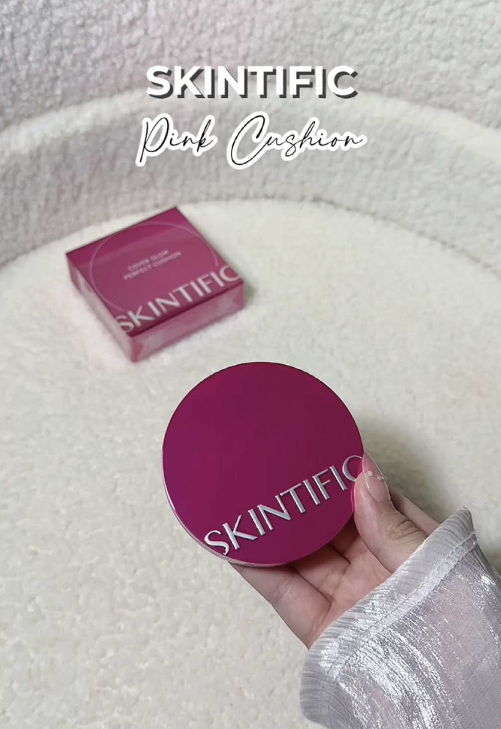 In love with Skintific Pink Cushion 💖 #skintific #skintificmy #pinkcushion #glowcushion #makeup