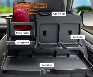 Car dining table car folding dining table universal rear seat rack drink holder tray car organizer #tiktokviral #cardiningtable #carfoldingdiningtable 