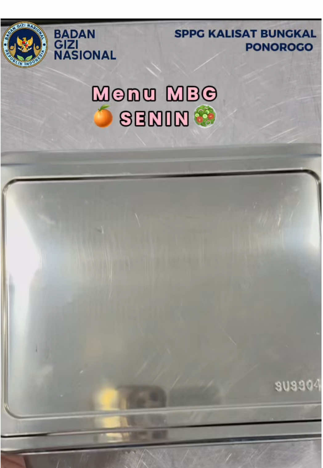 Recap Menu MBG  SPPG KALISAT BUNGKAL PONOROGO #badangizinasional #mbg #makanbergizigratis #sppg #ponorogo24jam 