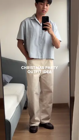 Simple and clean outfit for your Christmas party #OOTD #ootdmen #christmasfit 