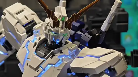 gcraft studio led mgex unicorn Gundam 👀#douyin抖音 #gundam #gunpla #gundambuilder #gundamlover 