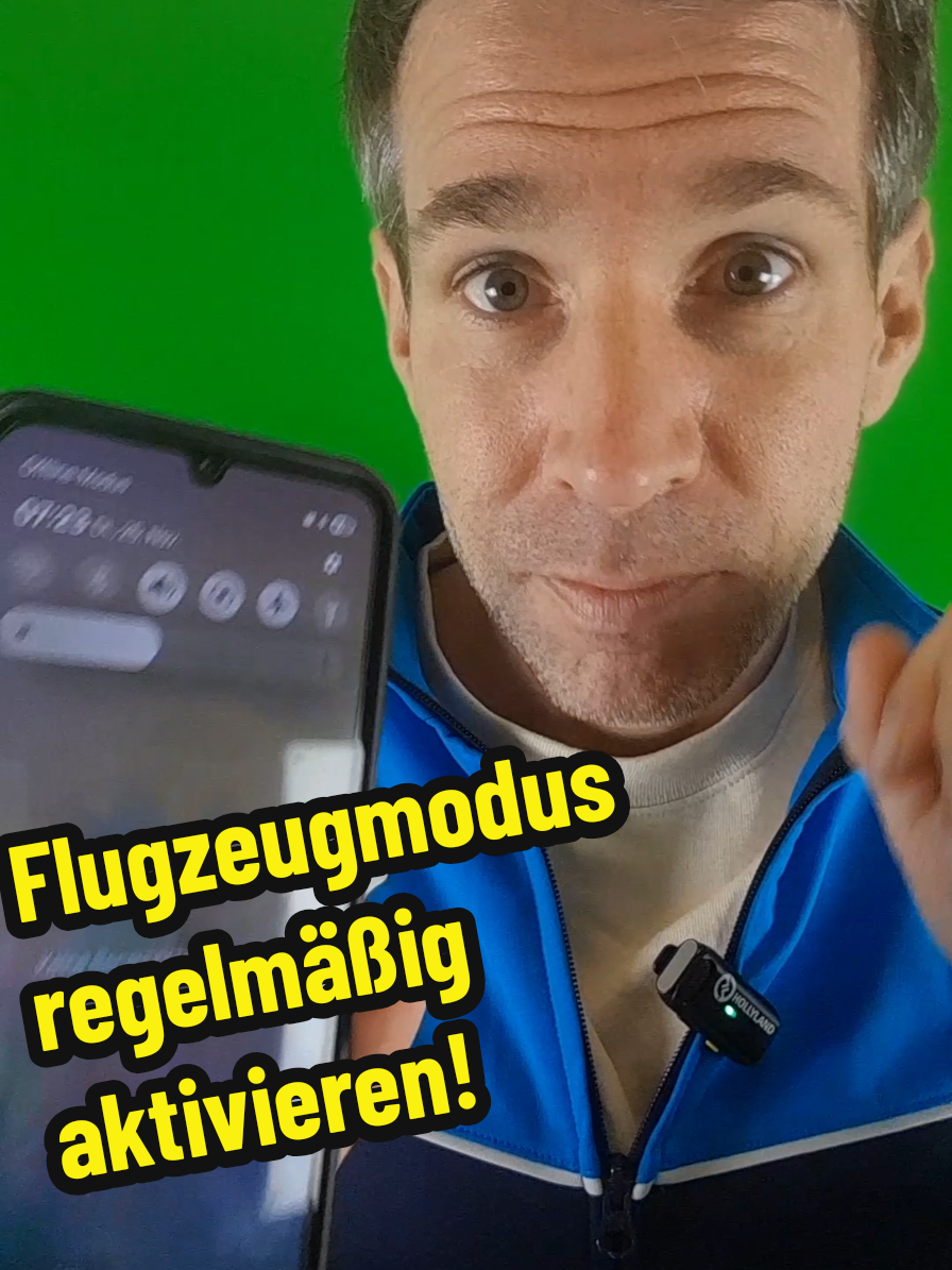 Aktiviere unbedingt regelmäßig den Flugzeugmodus beim Handy! #smartphonetricks #techtok #smartphone #androidtips #tippsundtricks 