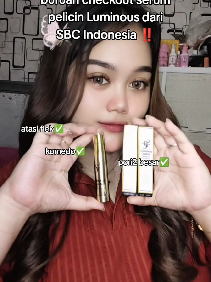 hasil nya makin cepet pake serum pelicin Luminous by @SBC INDONESIA  #sbcindonesia #onesbcglowing #sbcglowingbpom #skincareroutine #serumpelicin 