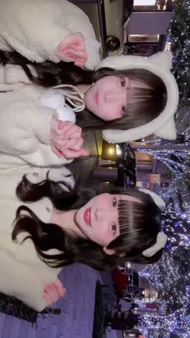 双子ちゃんで踊ってね❄🪽#カラフルグラデーション #ドレスコード #ドレコ #双子ダンス #アイドル  @もゆᒼᑋªⁿ @百宮みも 