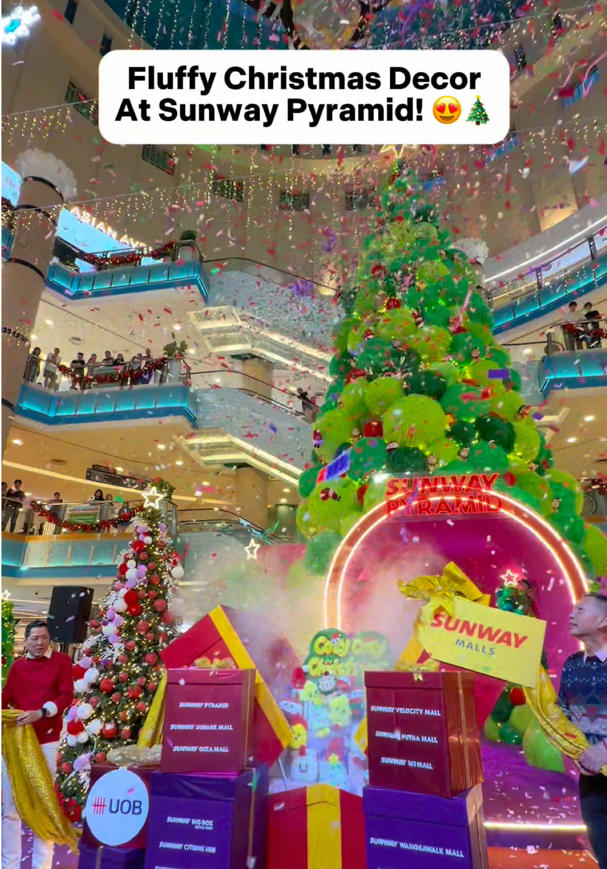 Spot Fluffy Christmas Decor At Sunway Pyramid! 😍🎄 . 📌 Happening now till 4 Jan 2026 at Sunway Pyramid, LG2, Blue Concourse. Step into a world of cozy wonder 💜 with a magical walkway & ball pit area 👧🏻, a giant Leo display 🦁 and other cute characters that represent different Sunway Malls! 🧸 . 𝗘𝗻𝗷𝗼𝘆 𝘃𝗮𝗿𝗶𝗼𝘂𝘀 𝗮𝗰𝘁𝗶𝘃𝗶𝘁𝗶𝗲𝘀 𝘀𝘂𝗰𝗵 𝗮𝘀: 🎨 Joyful & Cozy Workshop 📸 Cozy Photo Booth 🎅🏻 Performances at Pyramid Ice ❄️ Snow Experience at Blue Entrance 🛍️ Shop for Christmas gifts 💐 Spirit of Cozy Giving 🎁 Cozy Gift Wrapping Station near GF Main Concierge and more!  . 𝗕𝗲𝘀𝘁 𝗼𝗳 𝗮𝗹𝗹, 𝘀𝗽𝗲𝗻𝗱 𝗮𝗻𝗱 𝗿𝗲𝗱𝗲𝗲𝗺 𝗲𝘅𝗰𝗹𝘂𝘀𝗶𝘃𝗲 𝗶𝘁𝗲𝗺𝘀 𝘀𝘂𝗰𝗵 𝗮𝘀: 🎁 Tier 1 - Cozy Blind Box ✅ Spend RM600 or above in 2 same day receipts (RM500 for UOB Cardmembers) 🎁 Tier 2 - Cozy Cabin Luggage ✅ Spend RM2,000 or above in 4 same day receipts (RM1,900 for UOB Cardmembers) 🛍️(Only Beauty, Fashion, Sports, F&B trades only) 🎁 Top Spender Rewards - FREE 1 Year Parking At Sunway Pyramid ✅ Minimum of 5 receipts throughout entire campaign  🛍️(Only Beauty, Fashion, Sports, F&B trades only) (T&Cs Apply.) . 🛒 Don’t forget to check out the Christmas deals in the mall, located at Oasis, Terrace, Sunway Pyramid West, and more! . 【 Cozy Cozy Christmas 】 📍LG2, Blue Concourse, Sunway Pyramid 📆 Now till 4 Jan 2026 ⏰ 10am - 10pm . #SunwayPyramid #CozyCozyChristmas #CozyAtPyramid #SunwayMalls