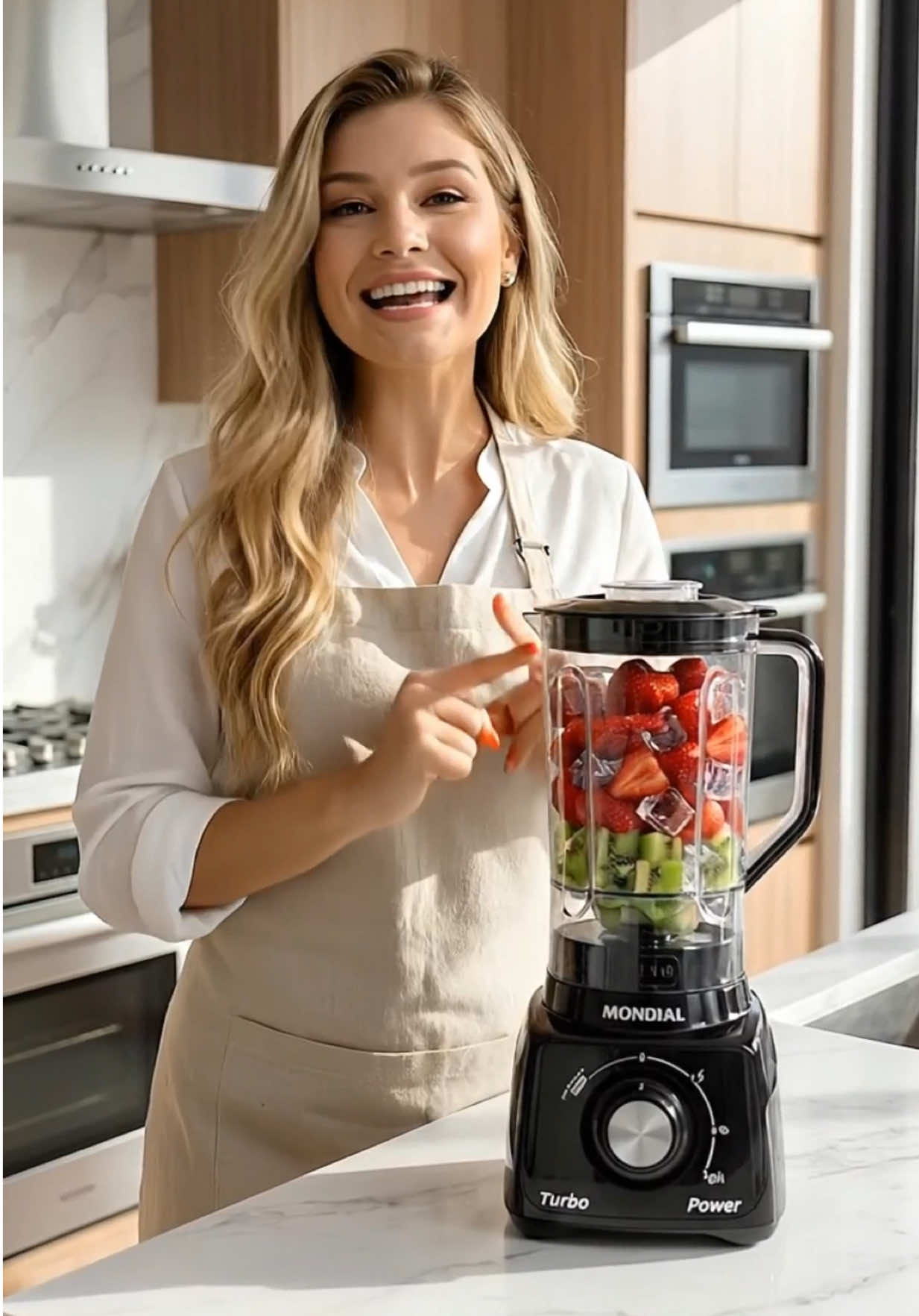 Liquidificador com 3 velocidades. #receitasfit #receitas #achadinhos #vitamina #donadecasa 