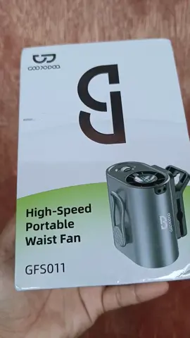 Stay fresh anytime, anywhere! 💨🔥   GOOJODOO Portable High-Speed Waist Fan — clip it, sling it, dalha bisan asa!   Perfect sa initon nga adlaw, trabaho, ug lakaw. 😎👌 #PortableFan #WaistFan #HighSpeedFan #CoolingGear #GOOJODOO