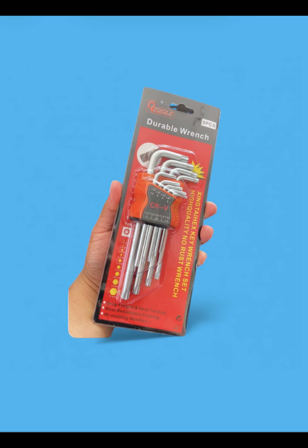 This Heavy Duty Torx Wrench Tools Set gives you clean, precise, at hassle-free tightening. Matibay, anti-slip, at pang heavy work. Whether pang bike, car mods, o legit repairs — all-in ka dito. #tools #DIY #diyproject #repair #tiktokfinds 