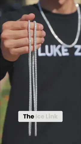 Ice Link chains sparkle like diamonds, but it's all sterling silver! See the 22