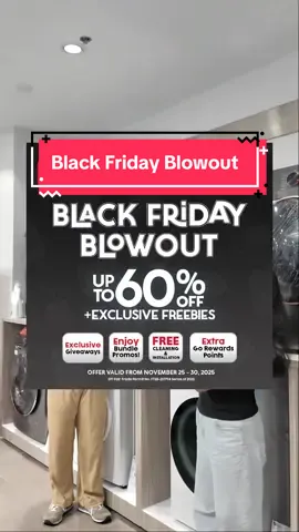 Find the best deals on home appliances and gadgets this Black Friday at the Robinsons Appliances Flagship Store! Score up to 60% OFF from Nov 28-30. Shop now! www.Robinsonsappliances.com.ph #BlackFriday #RobinsonsAppliances #fyp 