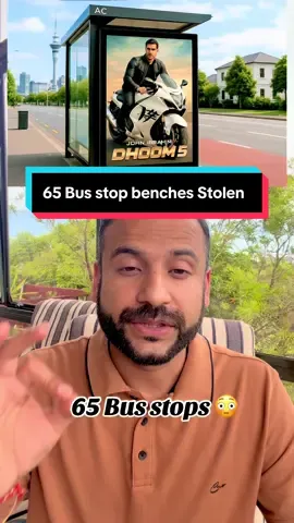 65 banches have been taken from bus stop ##newzealand##auckland##dhoom##kdchaudharyinz##desi