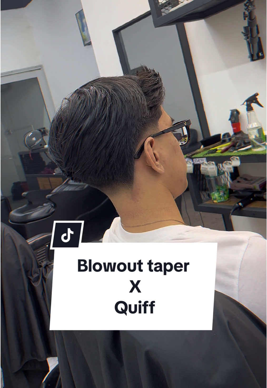 Blowout taper X Quift by syafiq barber💈 need fresh haircut dm or ws no at bio ..book for your haircut right now!! . . . #hairstyle #blowouttaper #messyhair #quiff #hairstyle 
