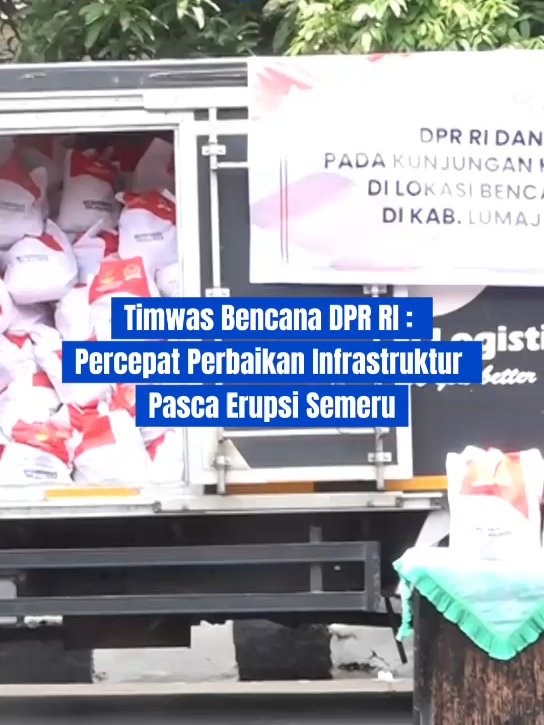 Timwas Bencana DPR RI percepat perbaikan infrastruktur pasca erupsi semeru. #berita #beritatiktok #dpr #dprri #fyp