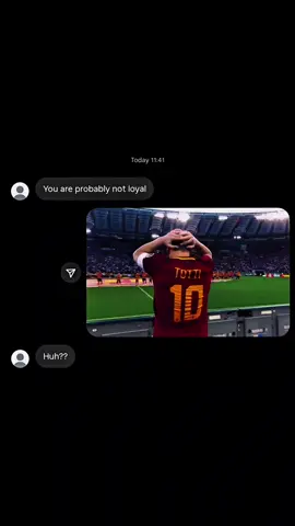 #totti #loyalty #roma #football #taylorswift 