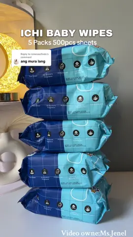 Replying to @izmesayfinds affordable baby wipes maganda ang quality at fda approved na. #wipes #babywipes #ichiwipes #babyessentialsph 