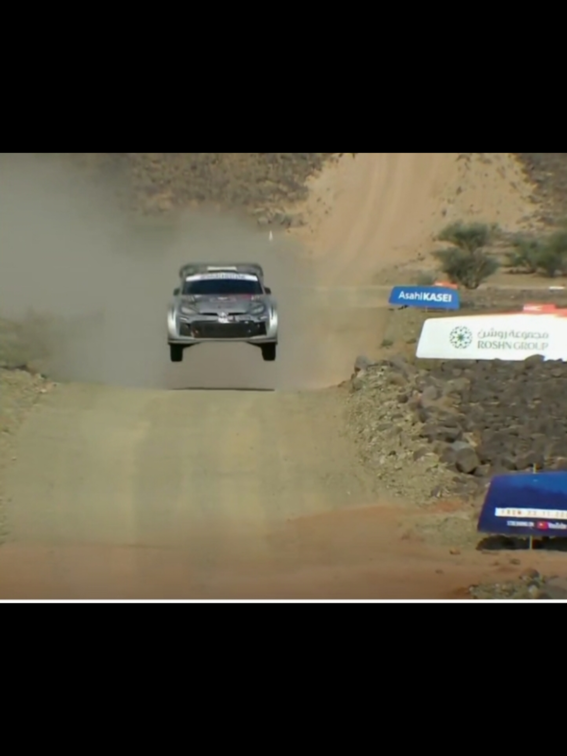 katsuta Air lines en el tramo 10 del WRC Arabia Saudi #katsuta #rally #wrc2025 #wrc #flycar 