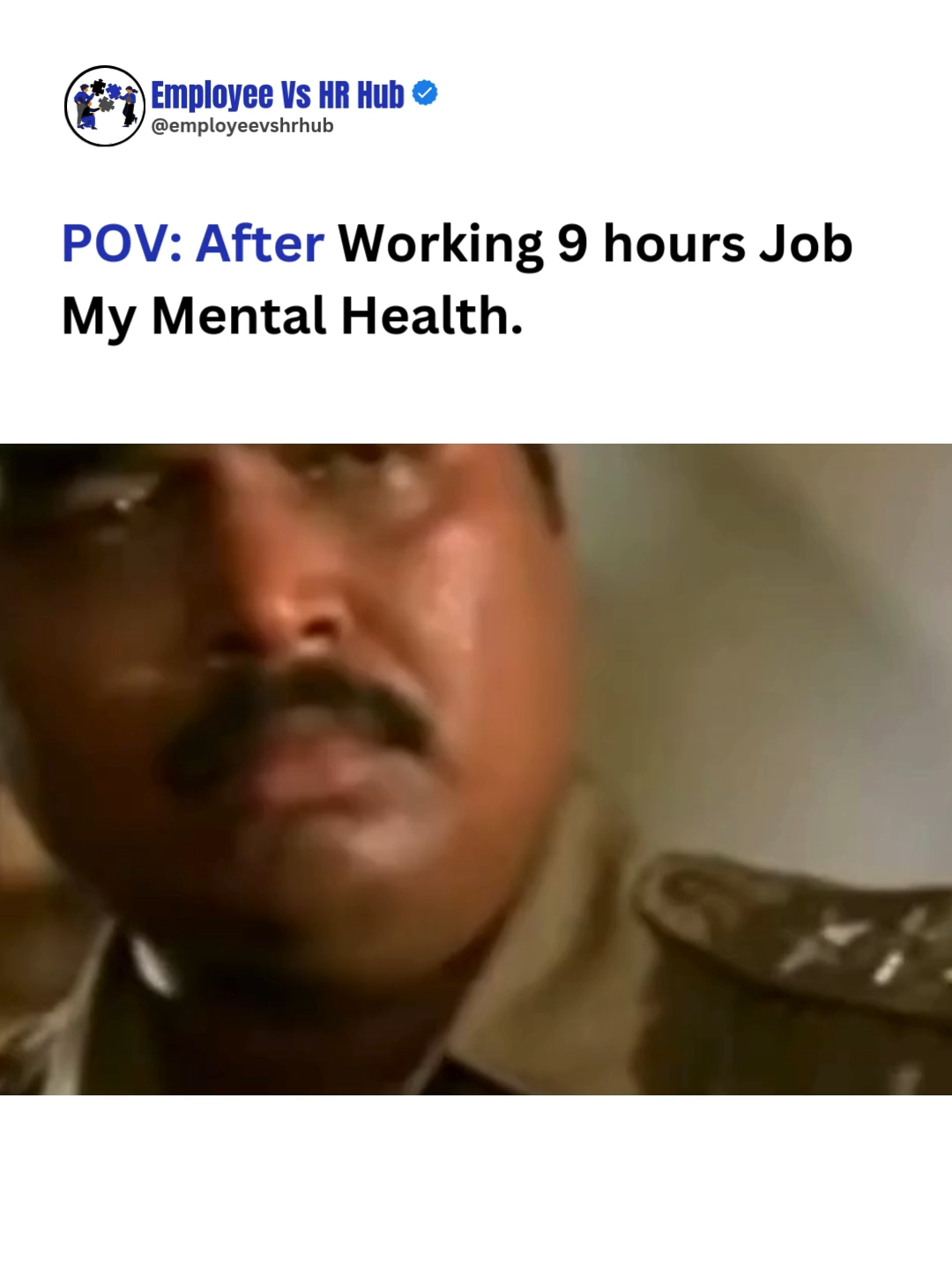 POV After Working 9 hours Job My Mental Health. #short #tiktokshort #employeevshrhub #viralvideotiktok #corporatememes #officememes #memes #memedaily #viral