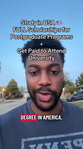 If you want to get your postgraduate degree in America but you don’t have the money, then you need to know this… For master's degrees, you will be applying directly on the schools website. Make sure to do research on each of these schools to make sure that you're following the correct procedures to apply for admissions and their scholarships. You may need to take the GRE as part of your college/ university application. As for PhD, you will also be applying on the university's website. Make sure you research your program of study because that will be very important for your Statement of Purpose. Remember that also for PhDs in America, you only need a bachelor’s degree in order to qualify. Make sure to follow my page for more guidance on coming to study in America on Fully Funded Scholarships. You can come study in the USA, even if you're from a poor background. It is time for you to just take action by learning this information. #StudylnUSA #InternationalStudent #Scholarships #studyabroad #graduateschool 