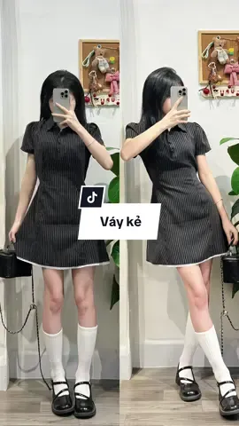 Phía sau có dây buộc nên mặc tôn V2 lắm nè #váyxinh #outfit #bymita #mitastudio #foryou 